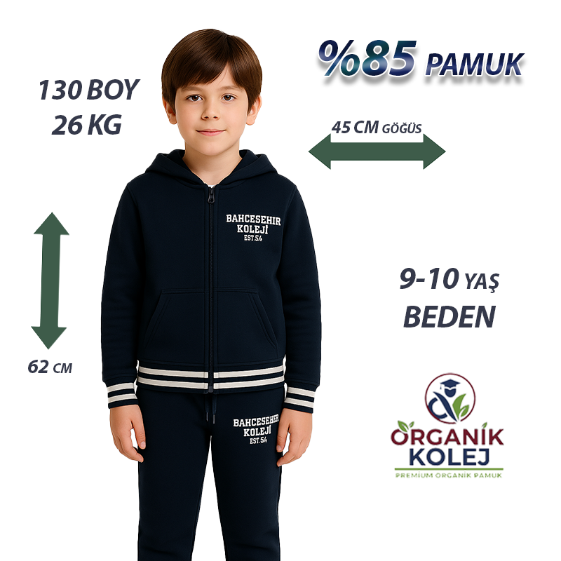 Bahçeşehir Kolej Ceketi/Eşofman Üstü Yeni Sezon 3 iplik