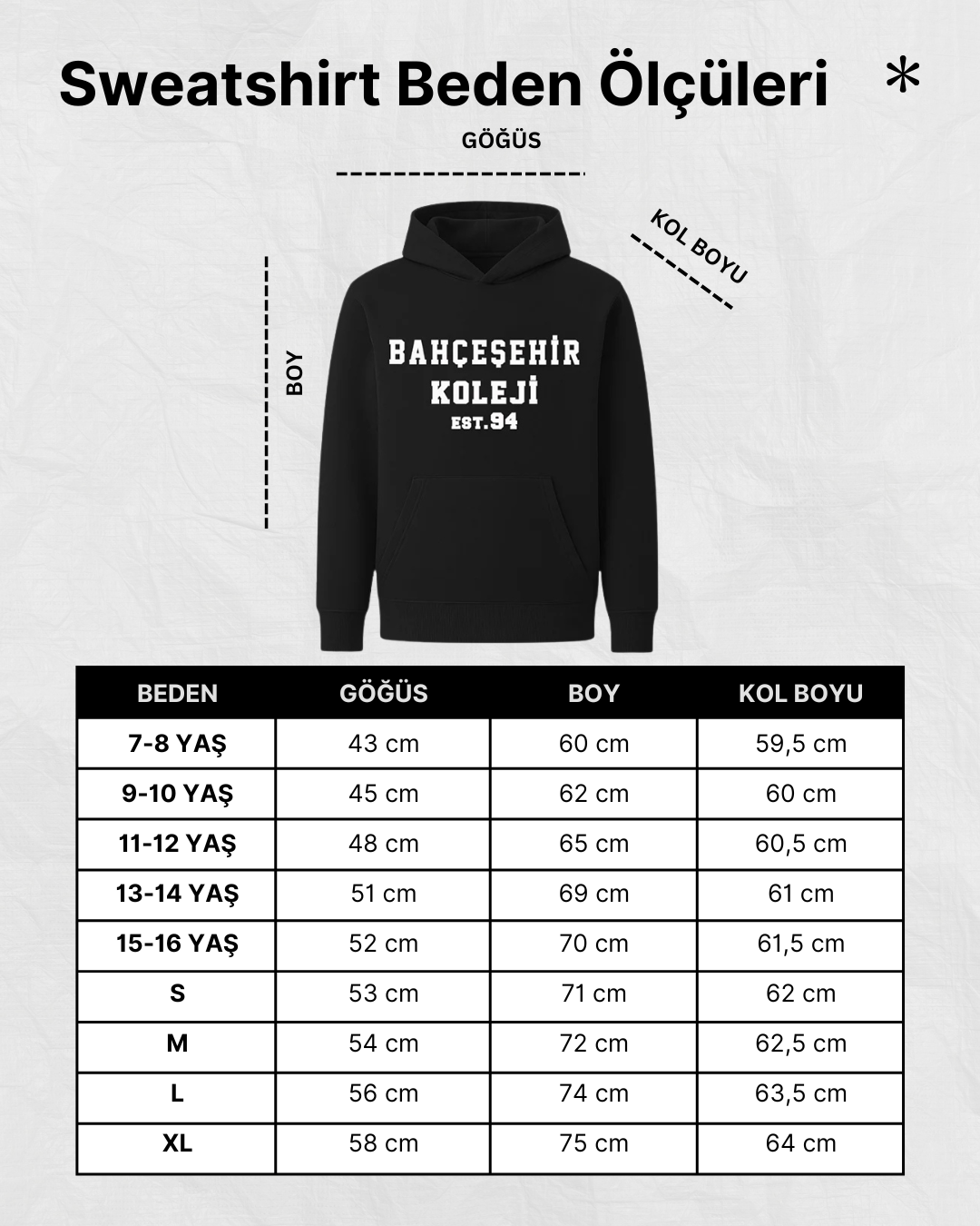 Bahçeşehir Kapşonlu EST94 Şardonlu