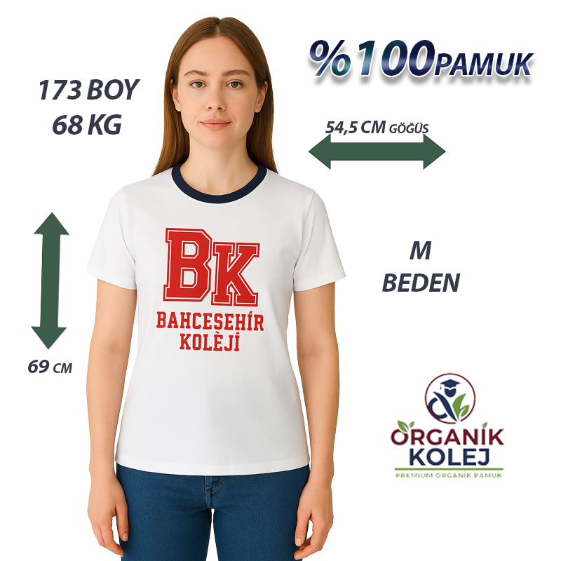 Bahçeşehir Tişört Lacivert Yaka Yeni Sezon