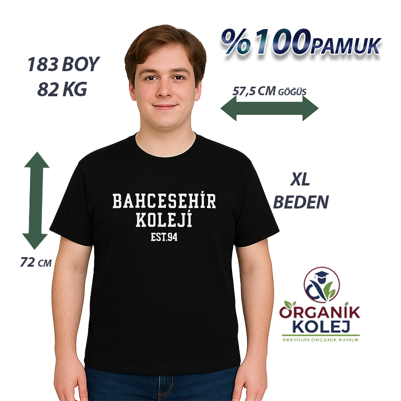 Bahçeşehir Yeni Sezon Siyah EST94 Tişört