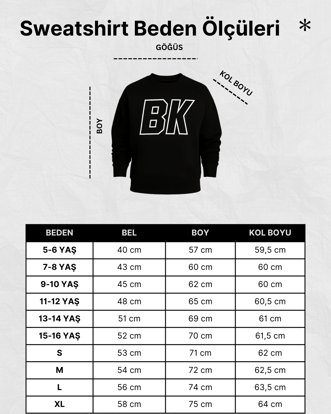 bahçeşehir koleji bk sweat siyah beden