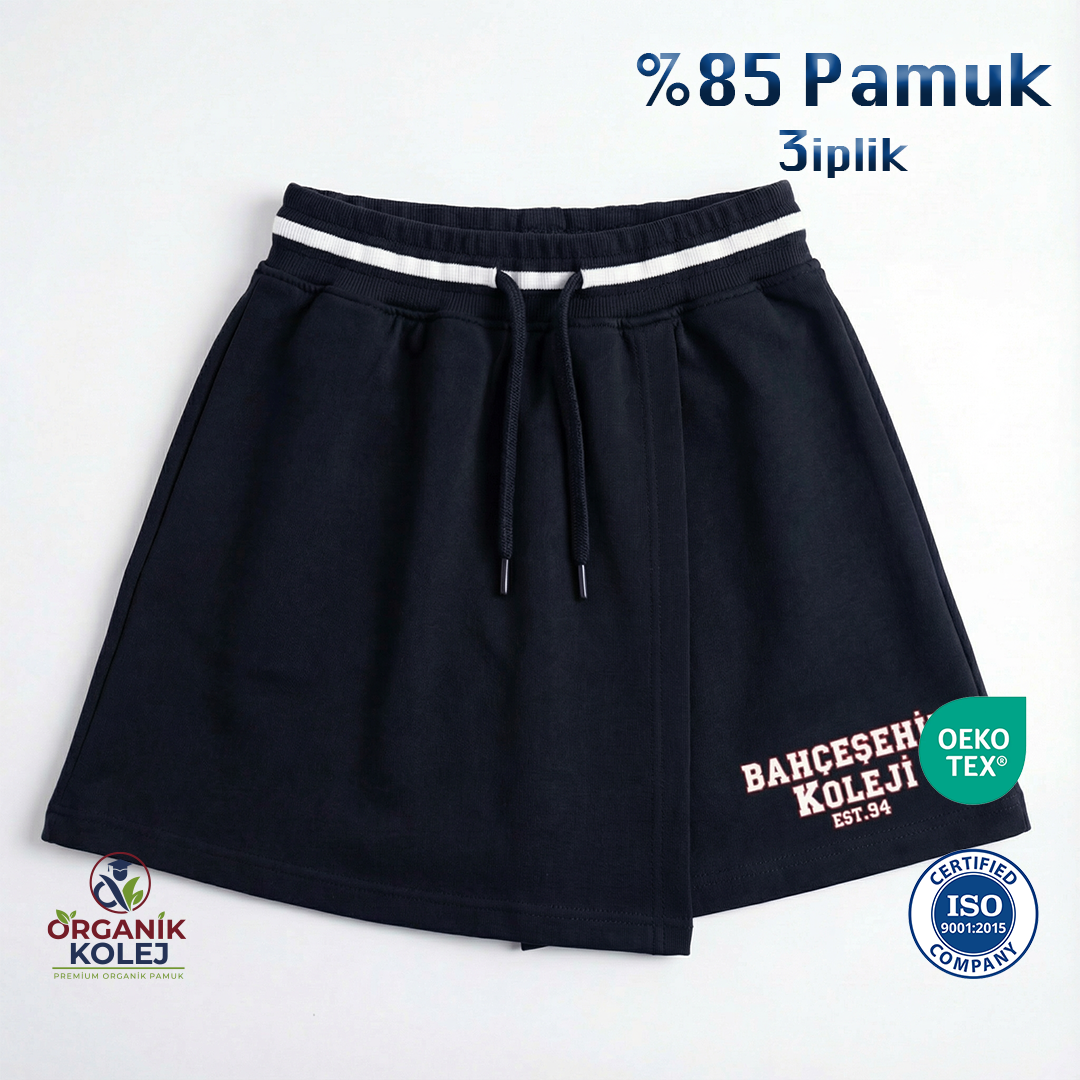 Bahçeşehir Şort Etek Yeni Sezon 3iplik