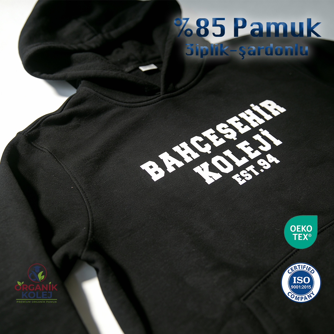 Bahçeşehir Kapşonlu Siyah EST94 Şardonlu