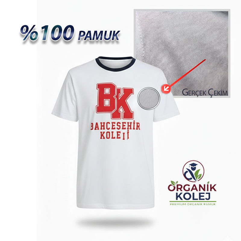 Bahçeşehir Tişört Lacivert Yaka Yeni Sezon