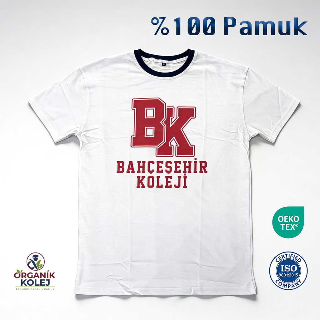 Bahçeşehir Yeni Sezon Tişört Lacivert Yaka